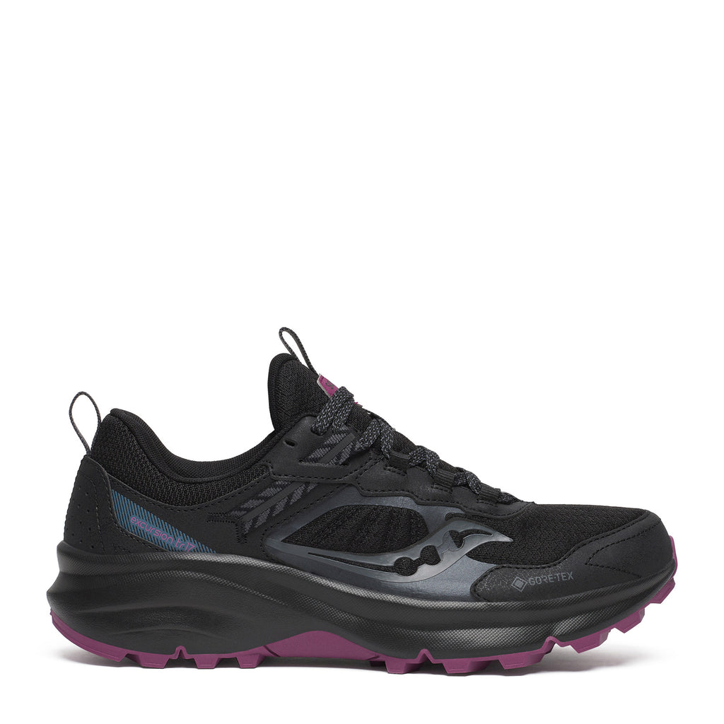 Women's Saucony Excursion TR17 GTX Trail Running Shoe BLACK / PLUM S10960-200