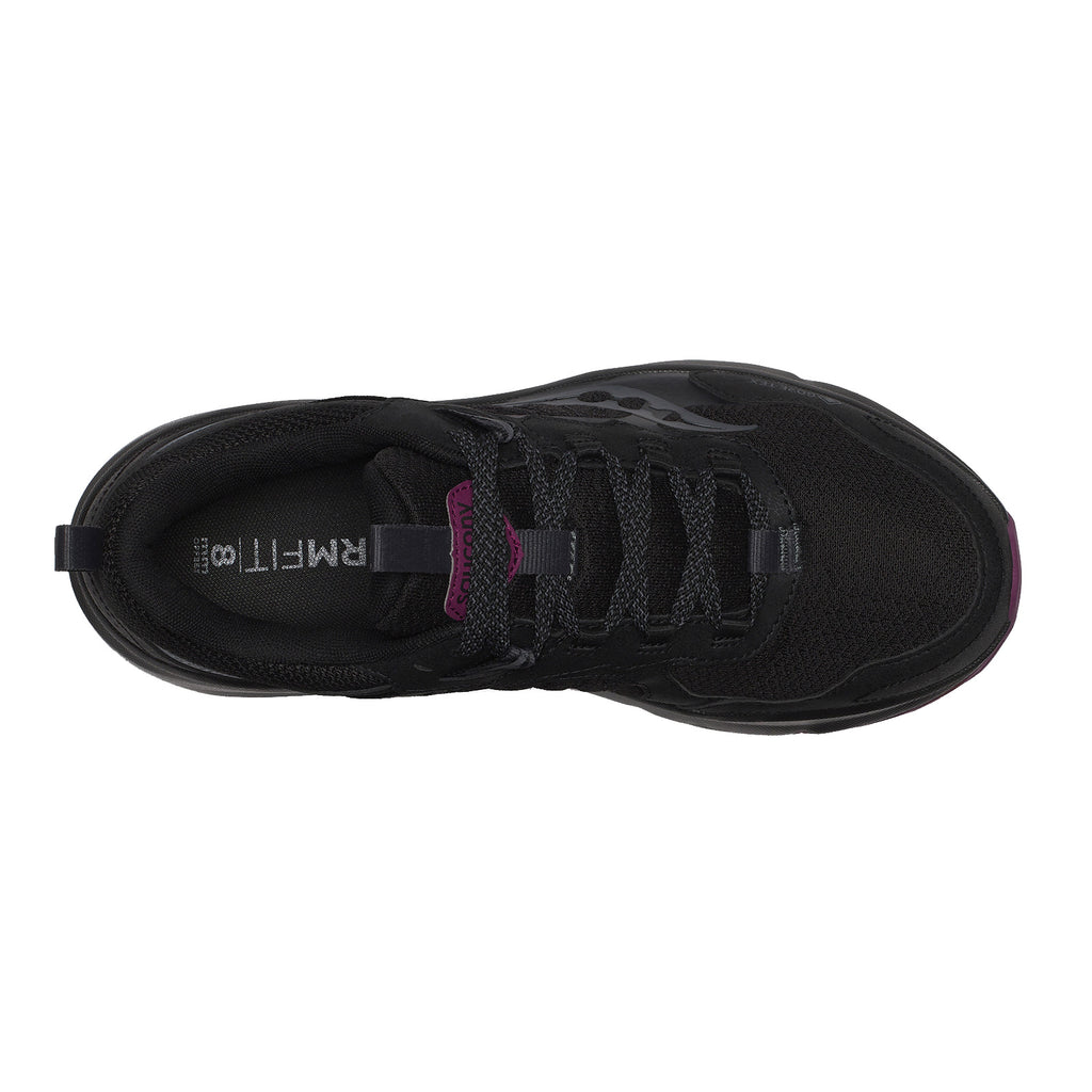 Women's Saucony Excursion TR17 GTX Trail Running Shoe BLACK / PLUM S10960-200