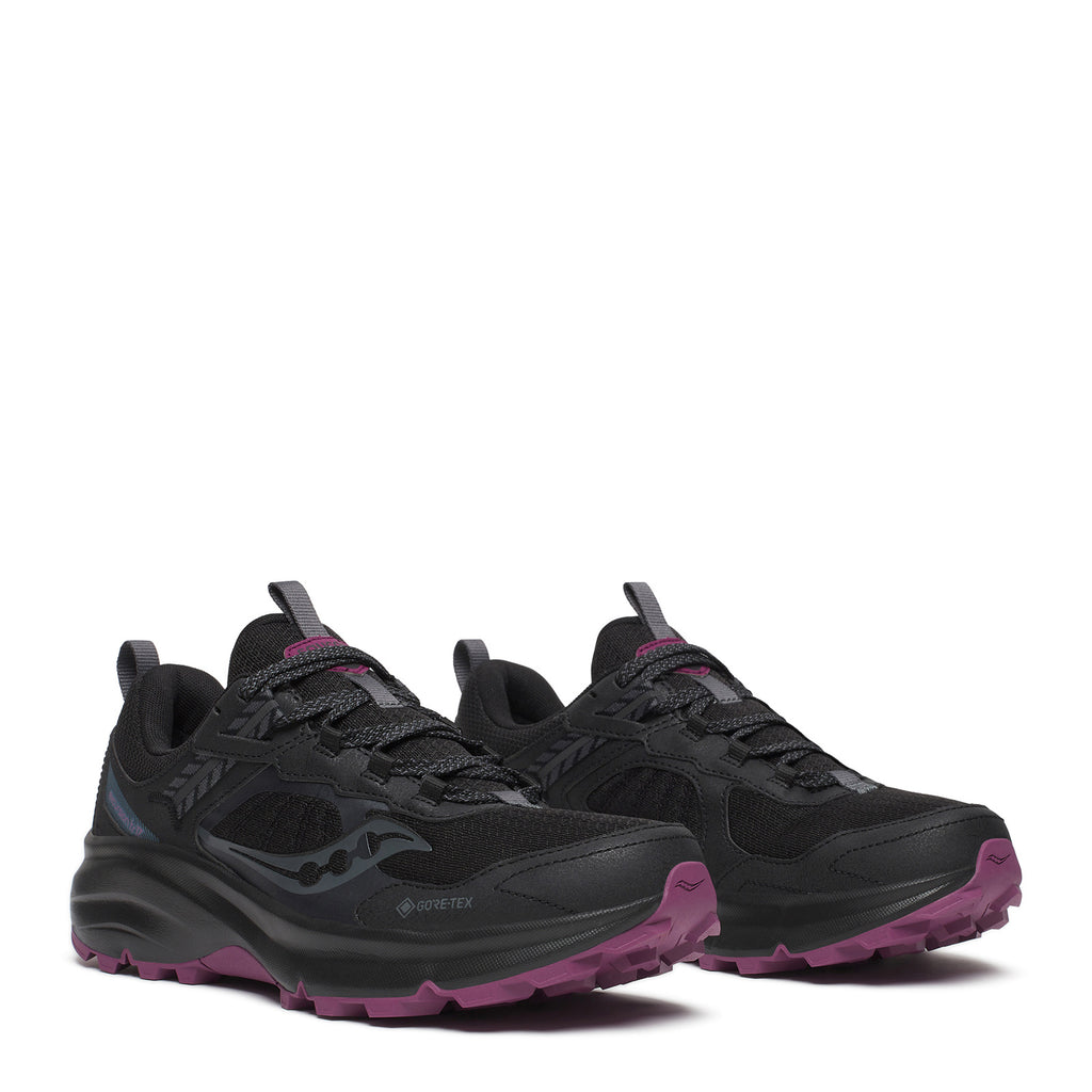 Women's Saucony Excursion TR17 GTX Trail Running Shoe BLACK / PLUM S10960-200