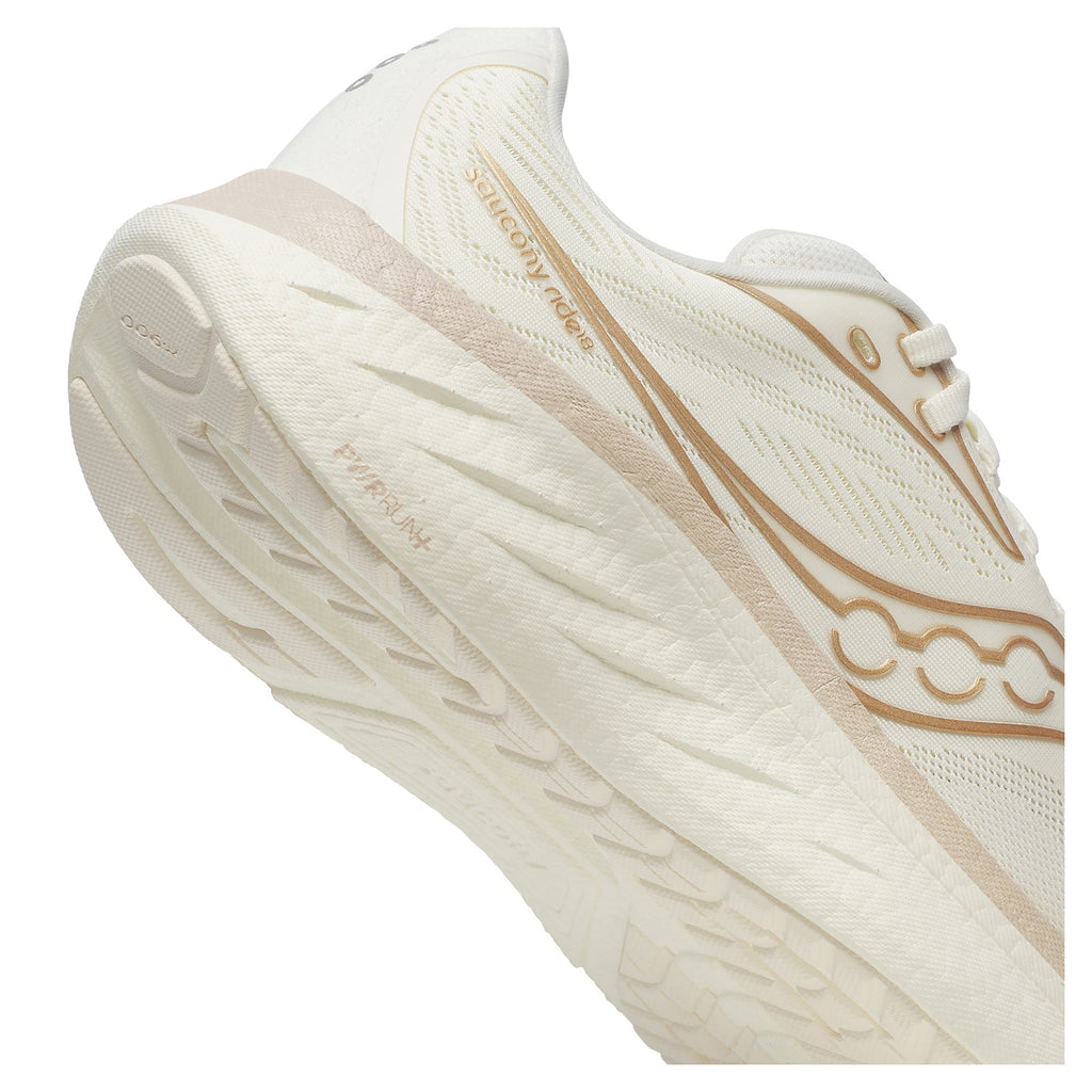 Women's Saucony Ride 18 Running Shoe VANILLA S11000-104