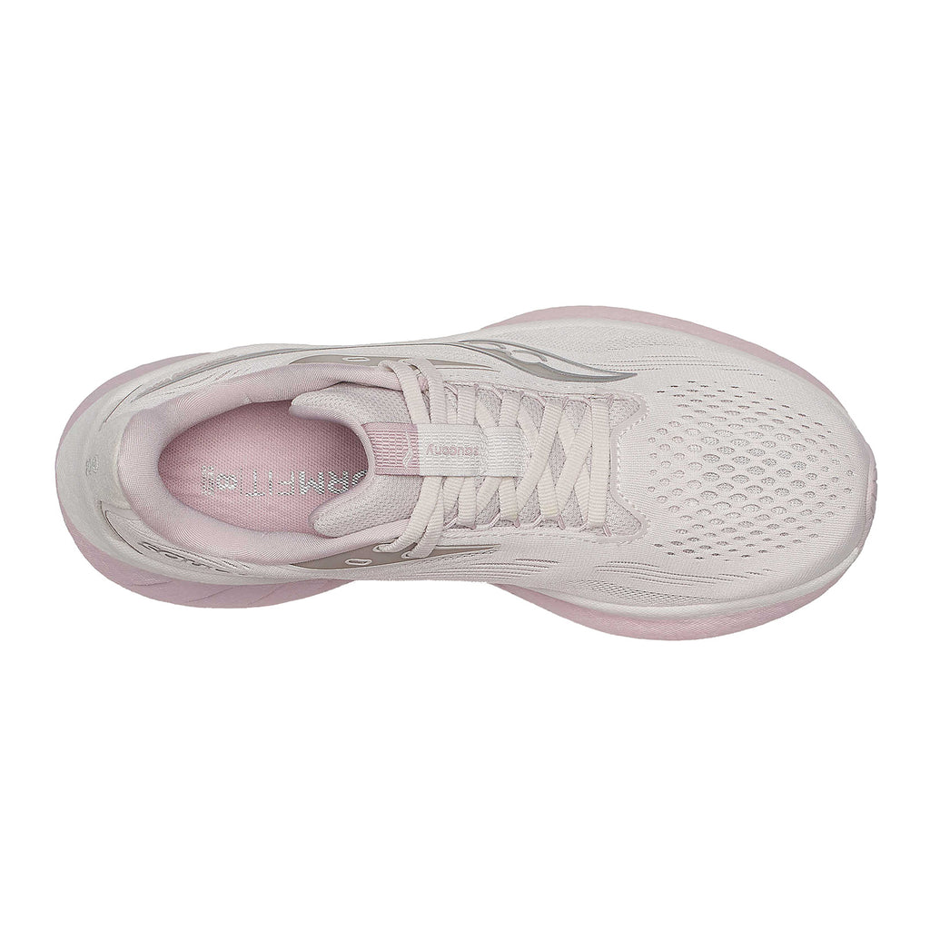 Women's Saucony Ride 18 Running Shoe Moon/Woodrose S11000-151