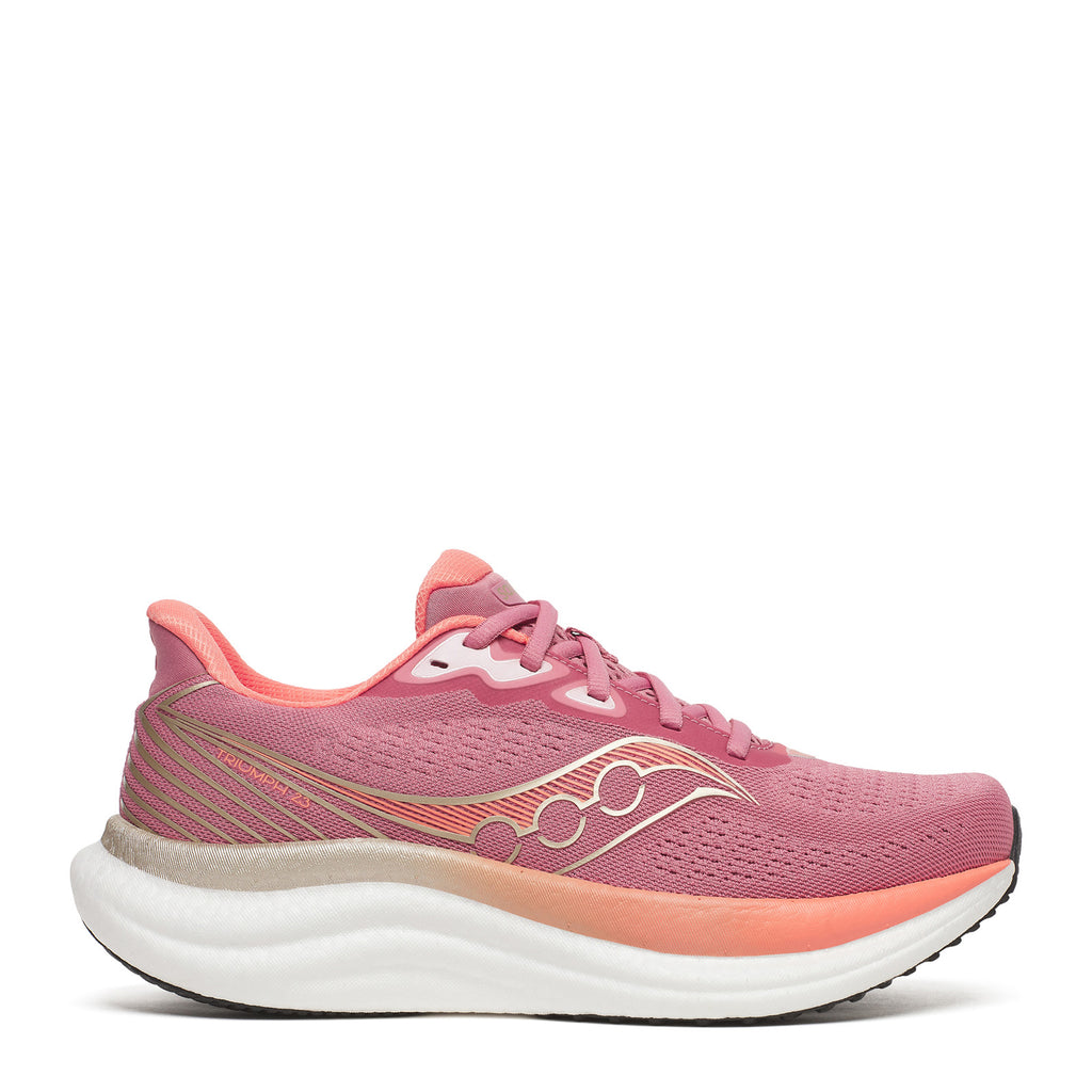 Women's Saucony Triumph 23 Running Shoe MAUVE / BLACK S11023-121