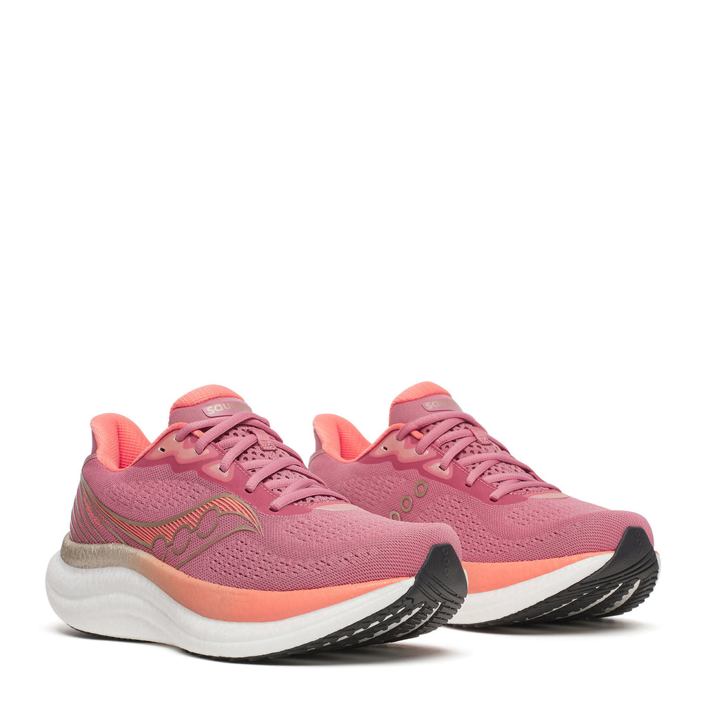 Women's Saucony Triumph 23 Running Shoe MAUVE / BLACK S11023-121