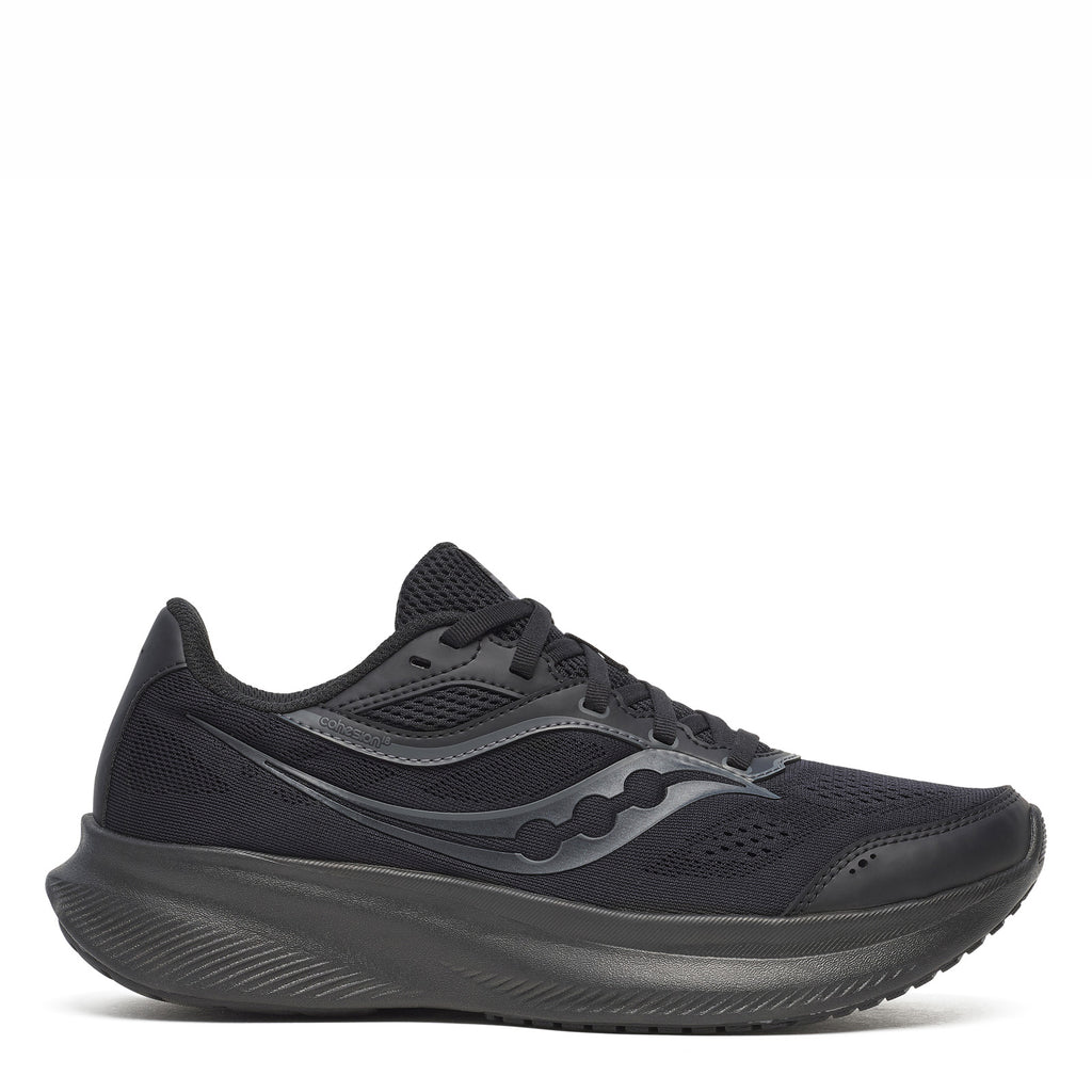 Women's Saucony Cohesion 18 Running Shoe - Wide Width SOLID BLACK S11035-211