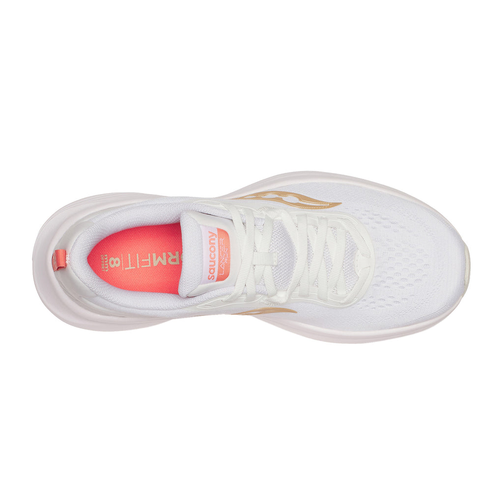 Women's Saucony Lancer Run Running Shoe WHITE PEARL S11048-102
