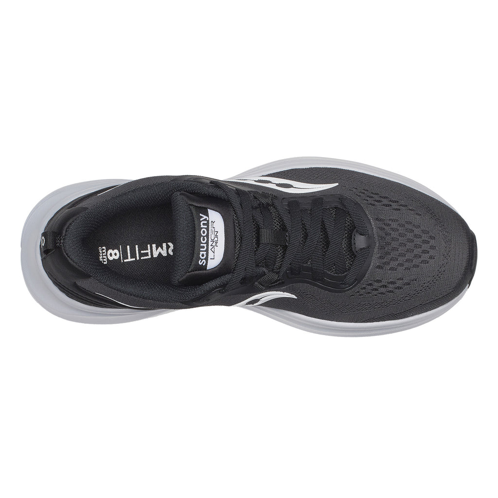 Women's Saucony Lancer Run Running Shoe BLACK/WHITE S11048-200