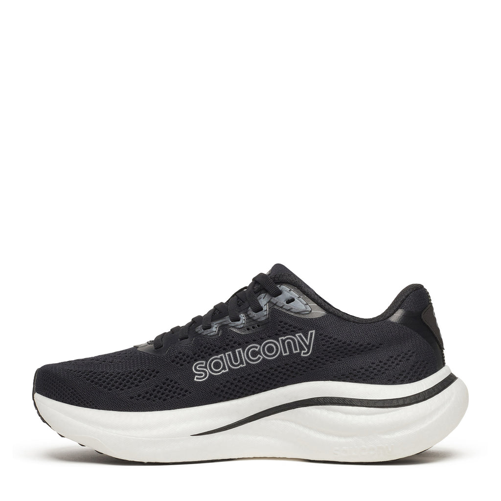 Women's Saucony Ride 19 Running Shoe BLACK/SILVER S11055-100