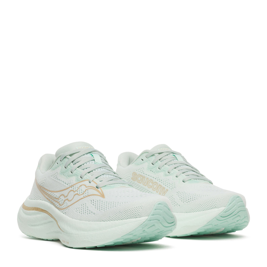 Women's Saucony Ride 19 Running Shoe MINT GREEN MULTI S11055-146