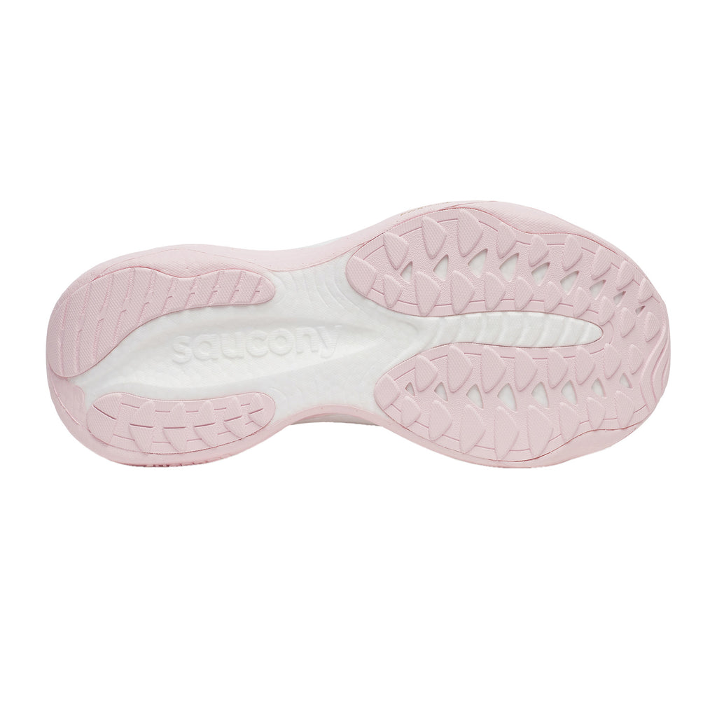 Women's Saucony Ride 19 Running Shoe - Wide Width WHITE / SILK S11056-151