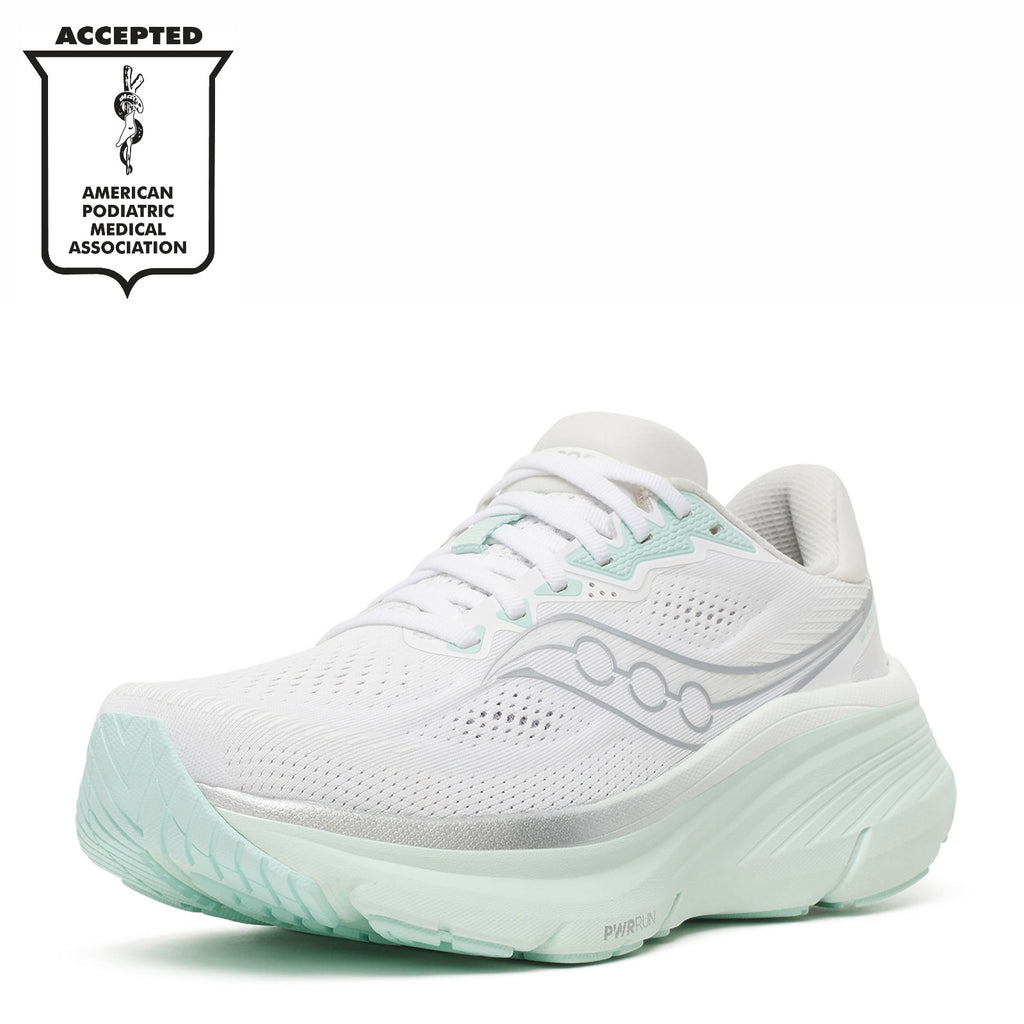 Women's Saucony Guide 19 Running Shoe WHITE GREEN S11058-121
