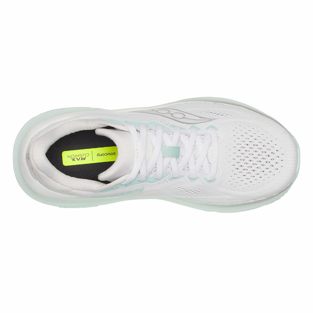 Women's Saucony Guide 19 Running Shoe WHITE GREEN S11058-121