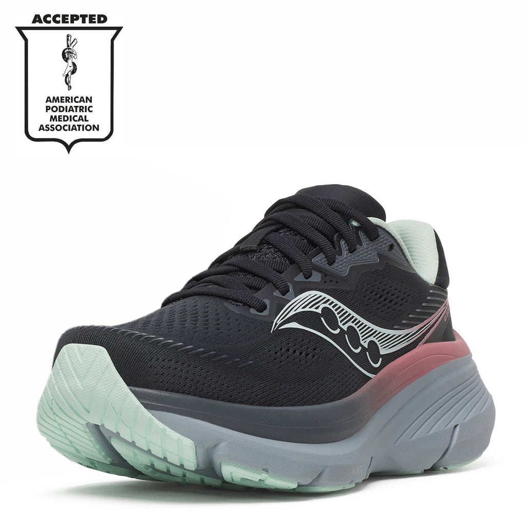 Women's Saucony Guide 19 Running Shoe BLACK / CALM S11058-146