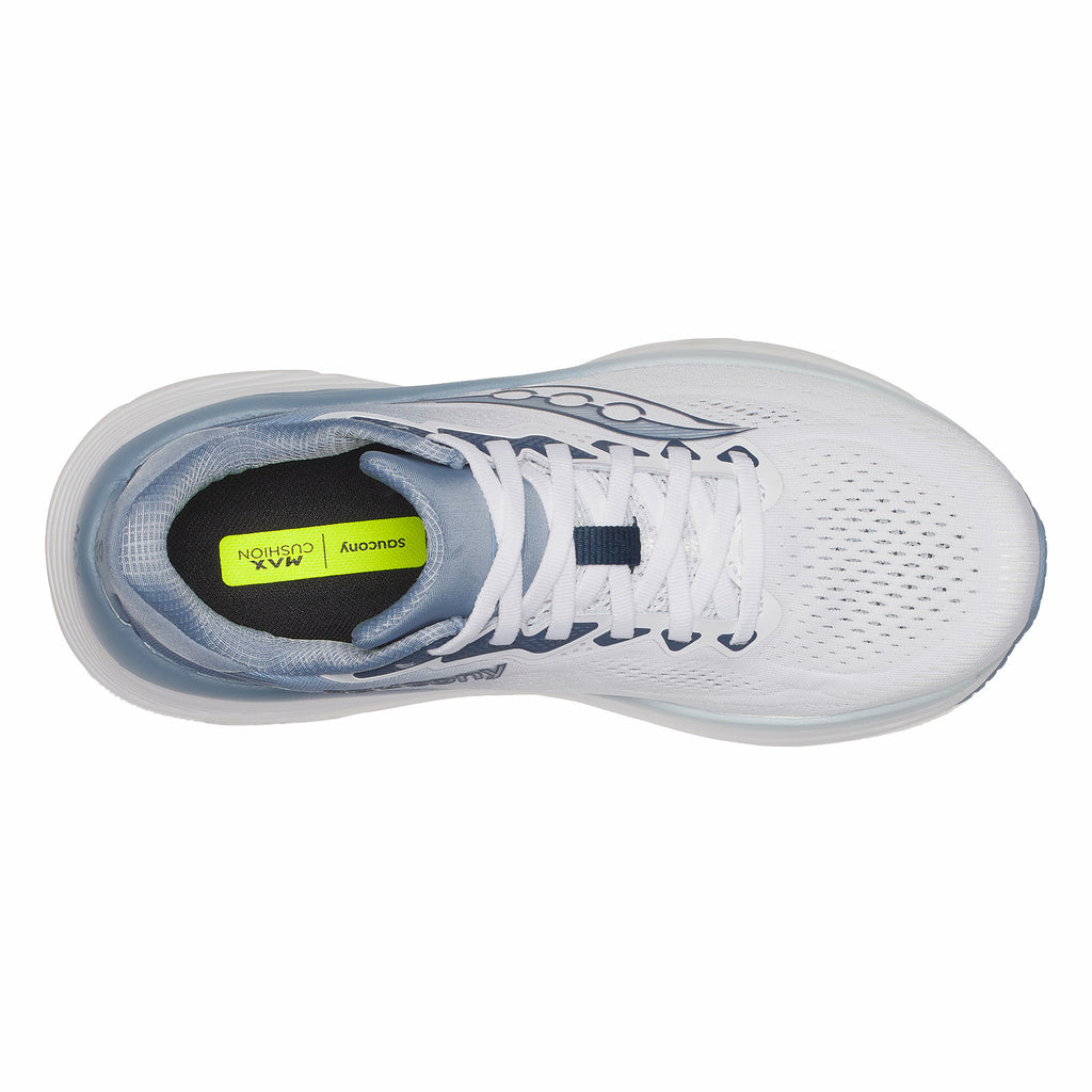 Women's Saucony Guide 19 Running Shoe WHITE / STORM S11058-149
