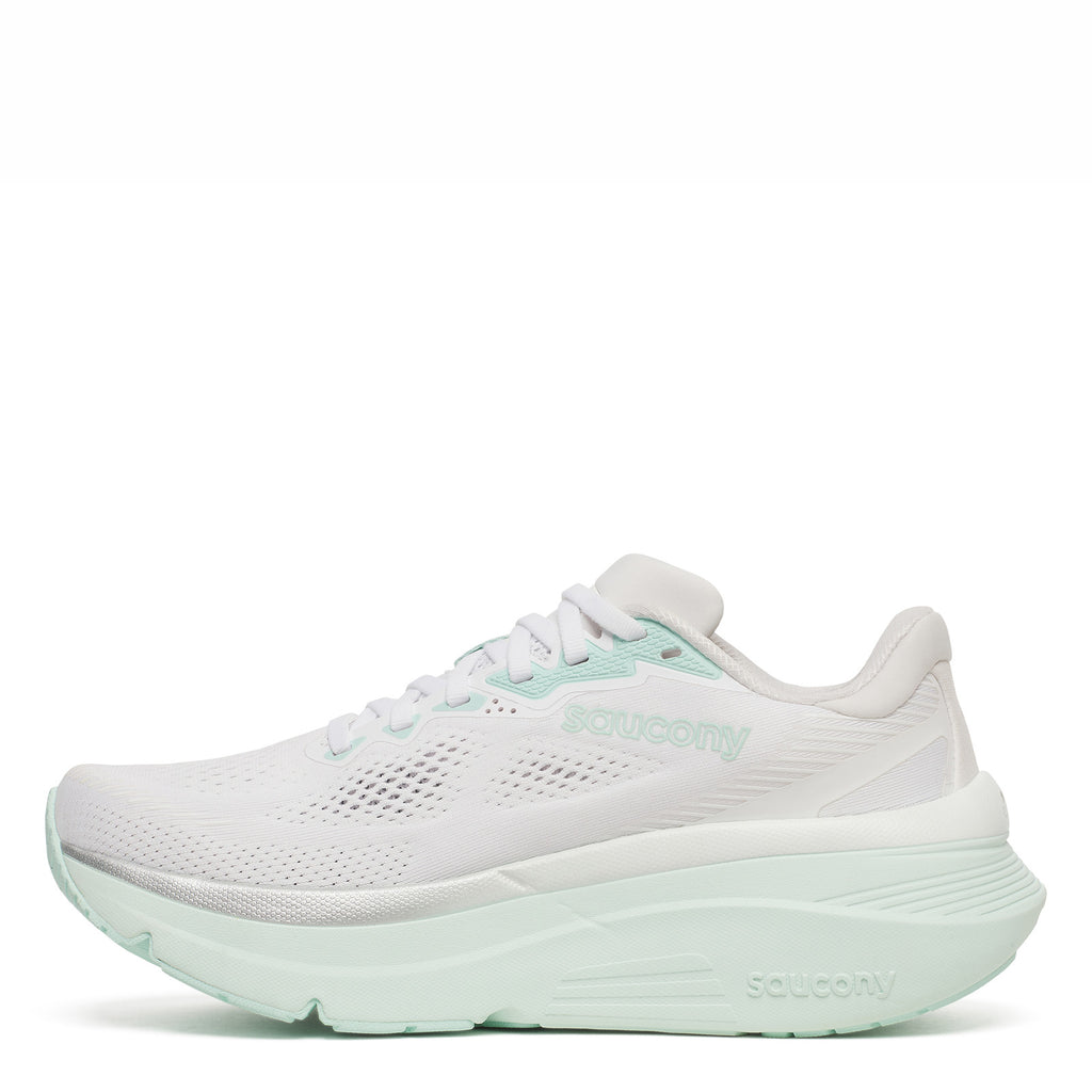 Women's Saucony Guide 19 Running Shoe - Wide Width WHITE HUSH S11059-121