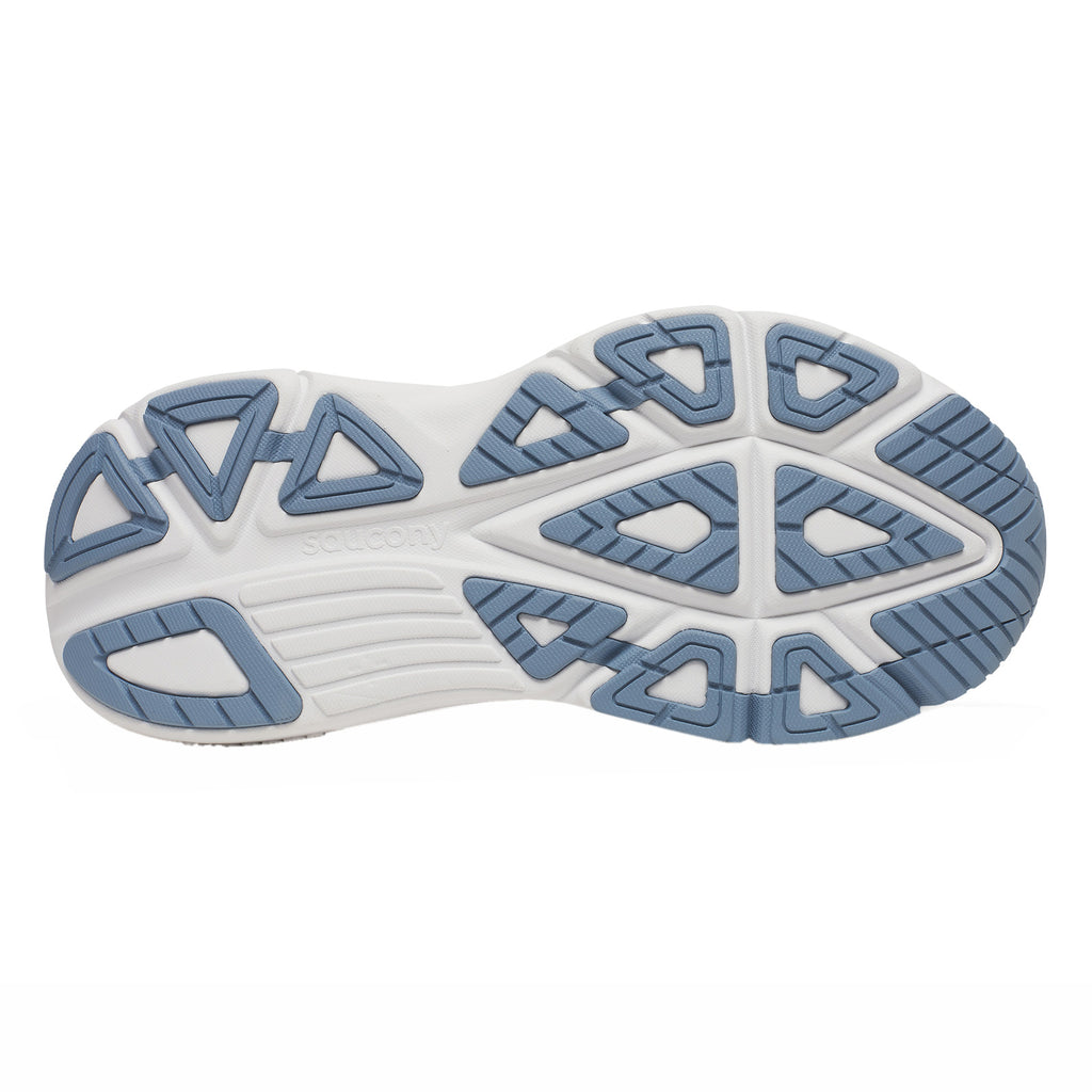 Women's Saucony Guide 19 Running Shoe - Wide Width WHITE / STORM S11059-149