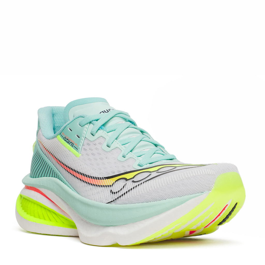 Women's Saucony Endorphin Azura Running Shoe WHITE / SPLASH S11070-124