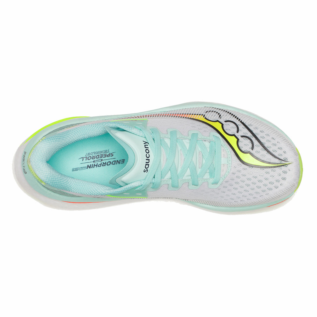 Women's Saucony Endorphin Azura Running Shoe WHITE / SPLASH S11070-124