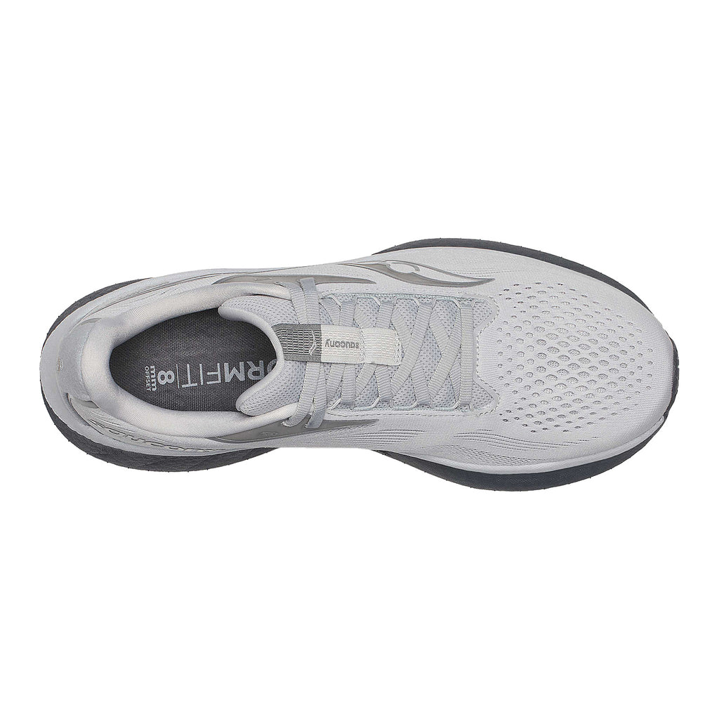 Men's Saucony Ride 18 Running Shoe - Wide Width Cloud/Shadow S21001-103