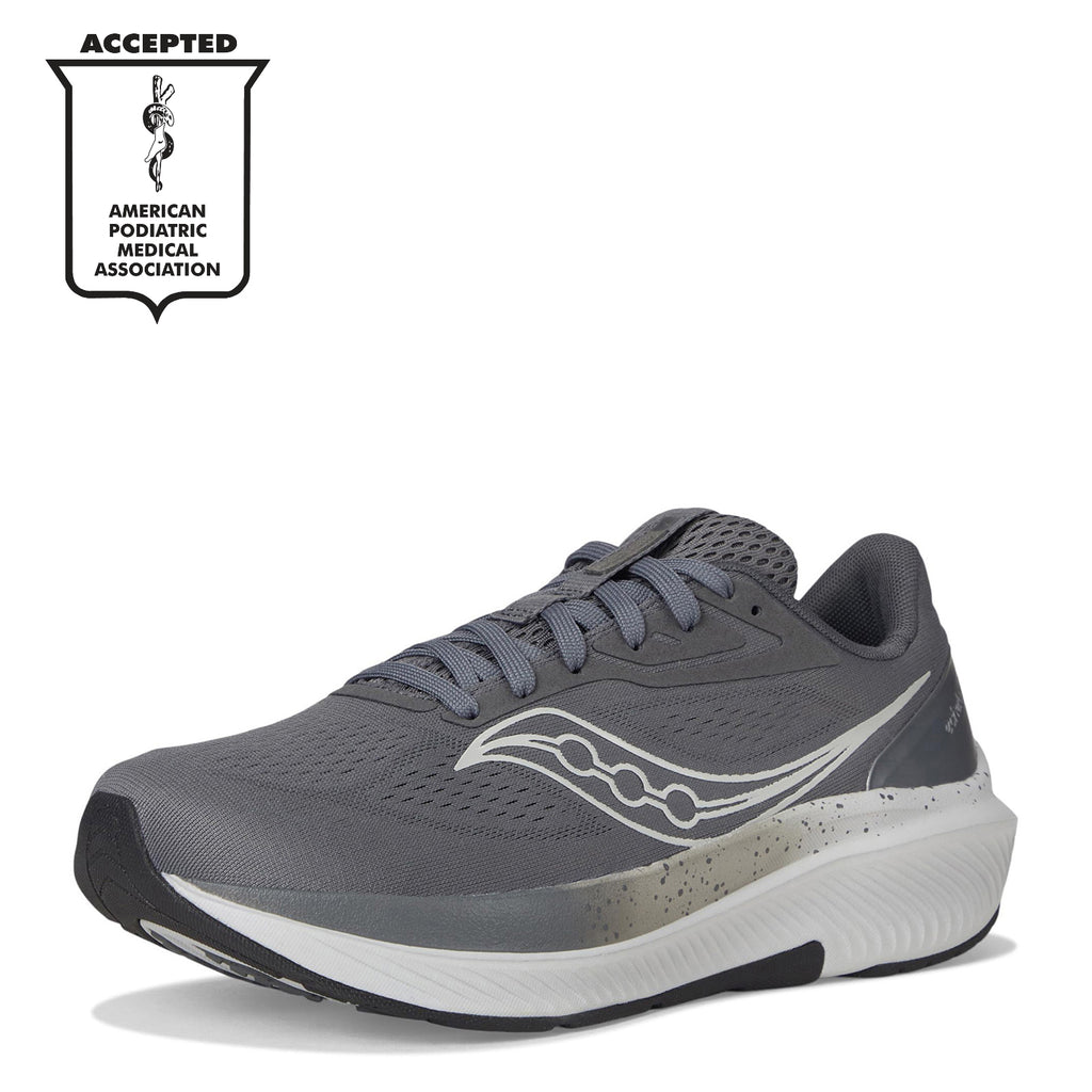Men's Saucony Echelon 10 Running Shoe - Wide Width CARBON S21045-104
