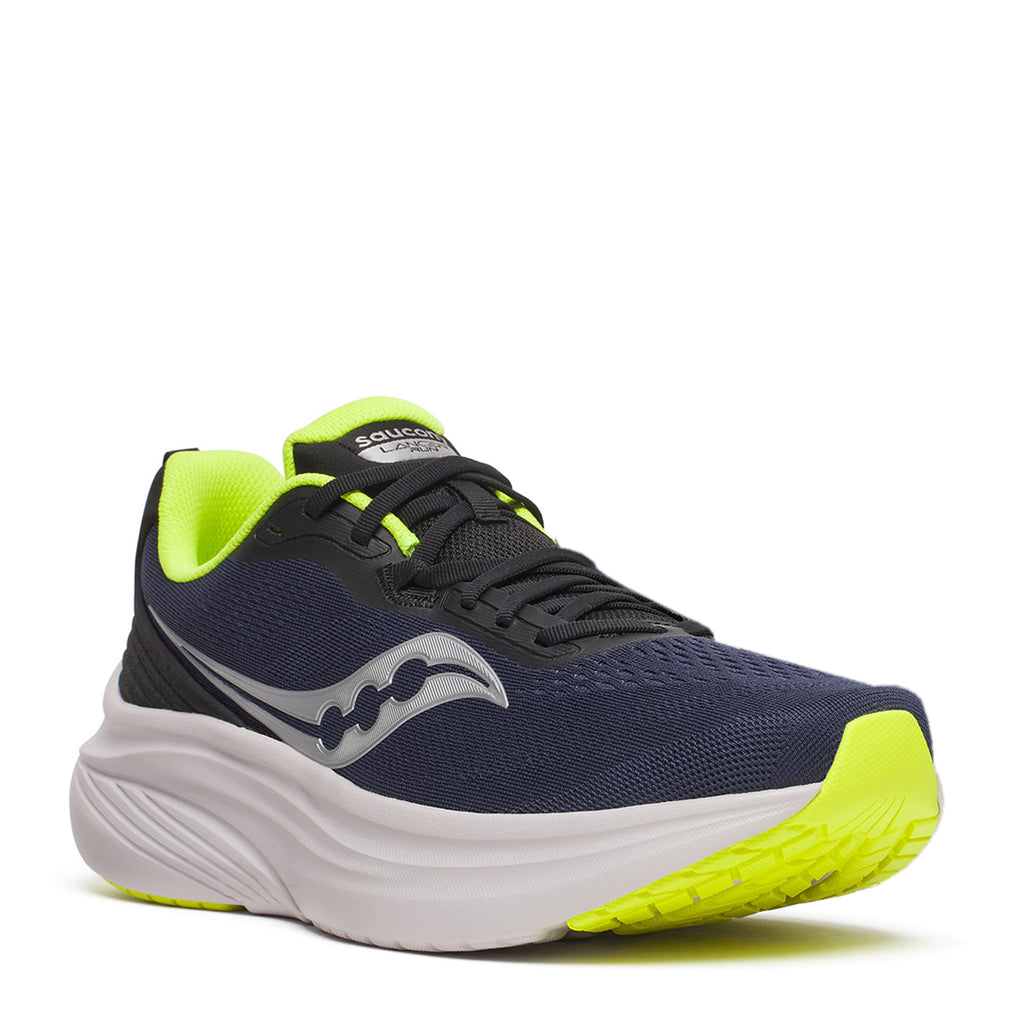 Men's Saucony Lancer Run Running Shoe NAVY / CITRON S21048-102