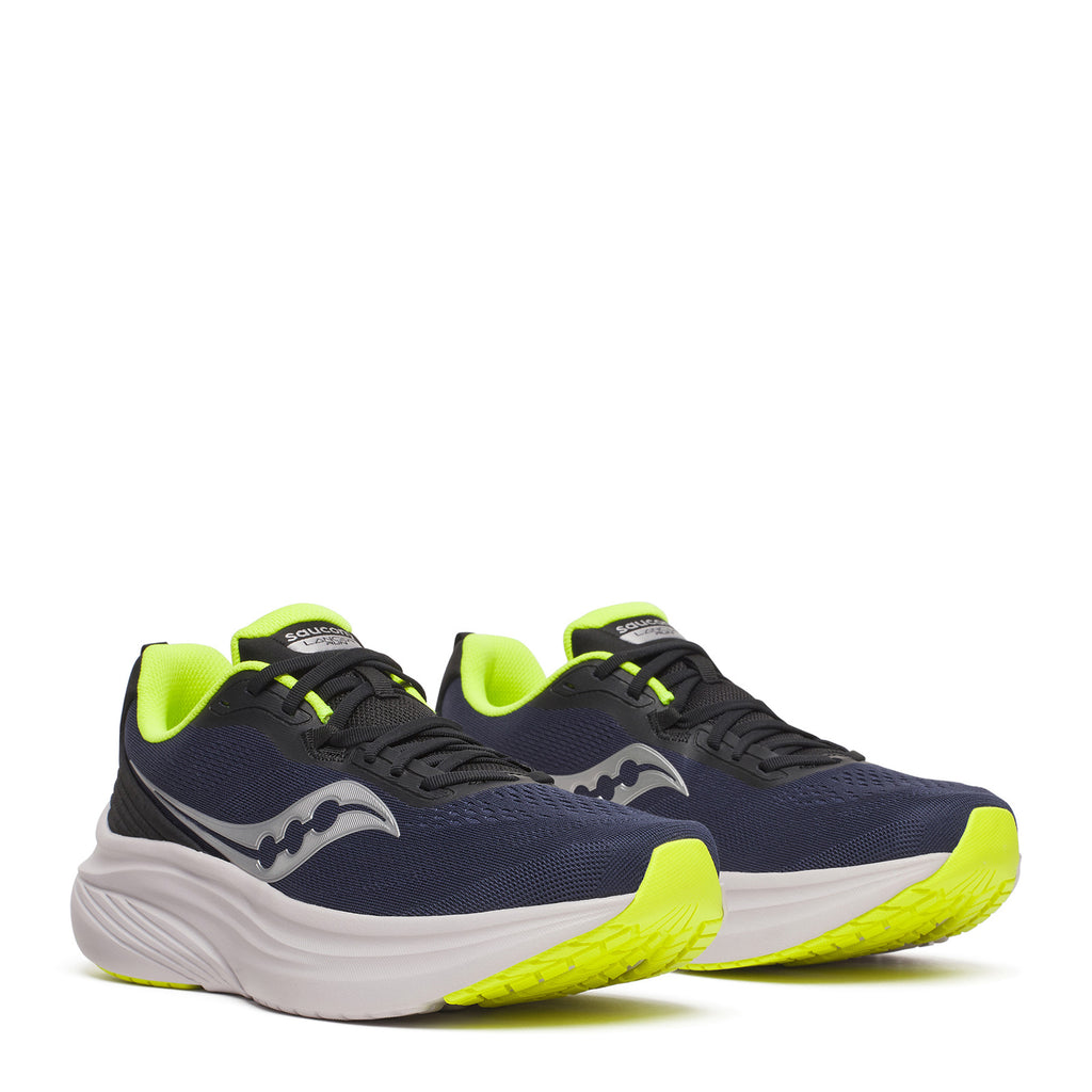 Men's Saucony Lancer Run Running Shoe NAVY / CITRON S21048-102
