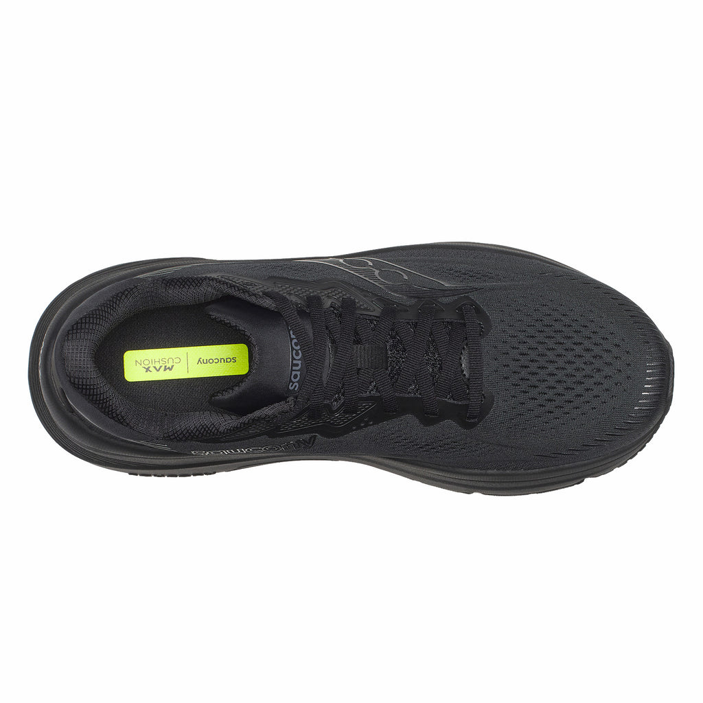 Men's Saucony Guide 19 Running Shoe - Wide Width SOLID BLACK S21059-101