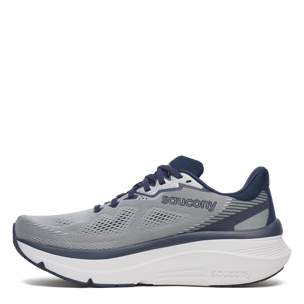 Men's Saucony Guide 19 Running Shoe - Extra Wide Width FOSSIL / NAVY S21060-118