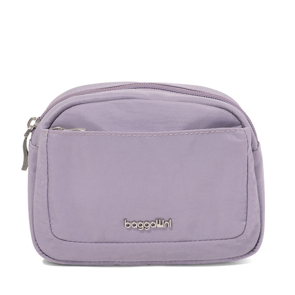 Women's Baggalini Small Pocket Cosmetic Bag LILAC SCP937-LILAC