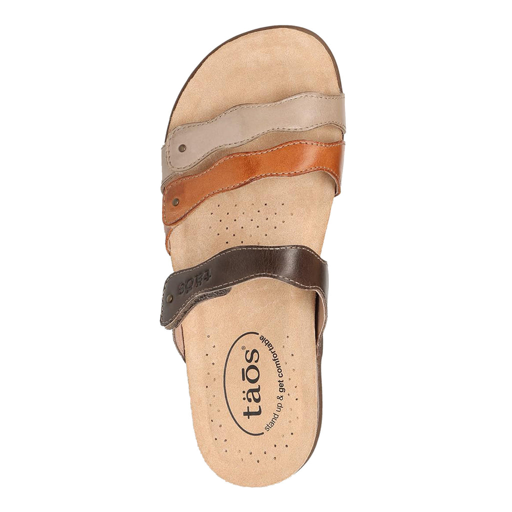Women's Taos Scribble Sandal BROWN MULTI SCR-14300-BRNM