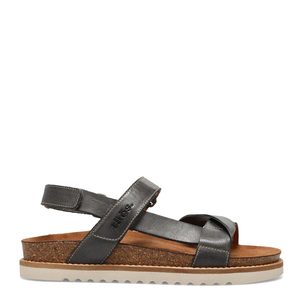 Women's Taos Sideways Sandal STEEL SDW-8372-STL