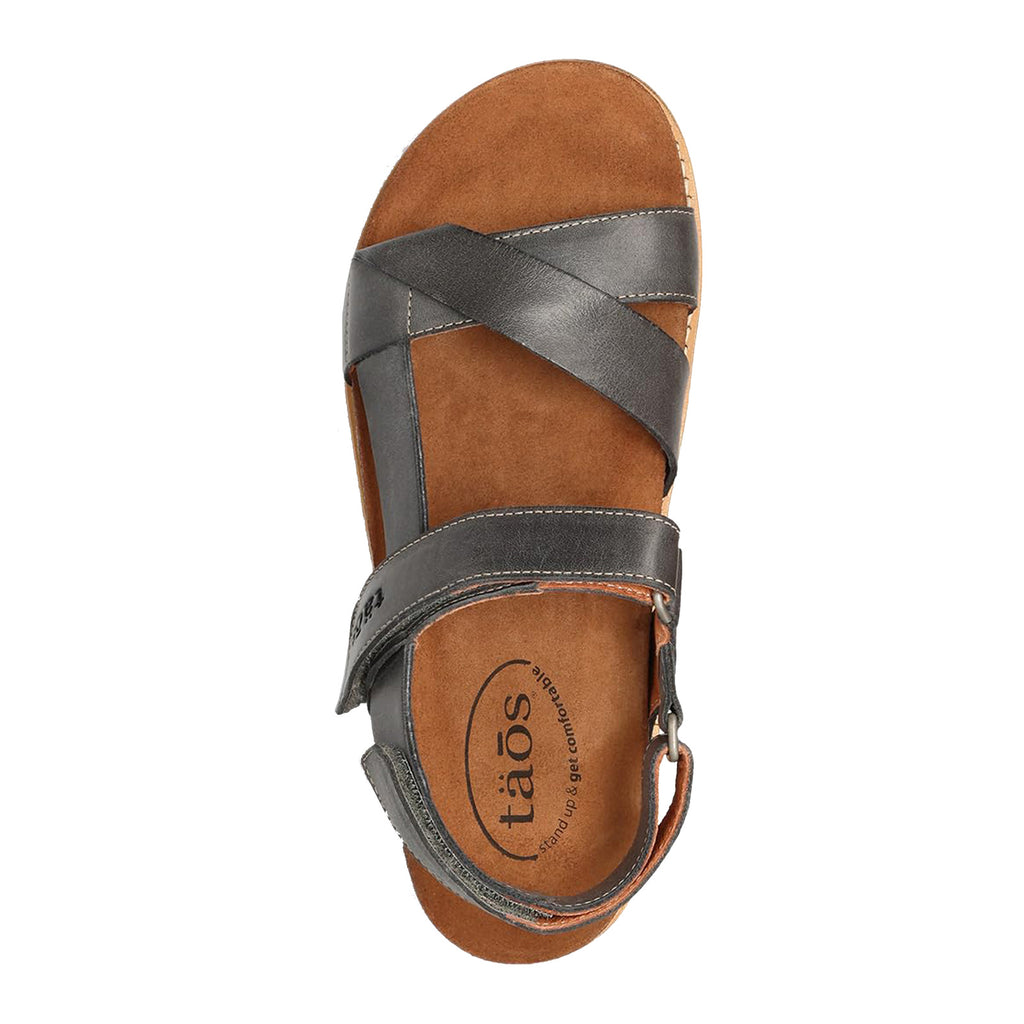 Women's Taos Sideways Sandal STEEL SDW-8372-STL