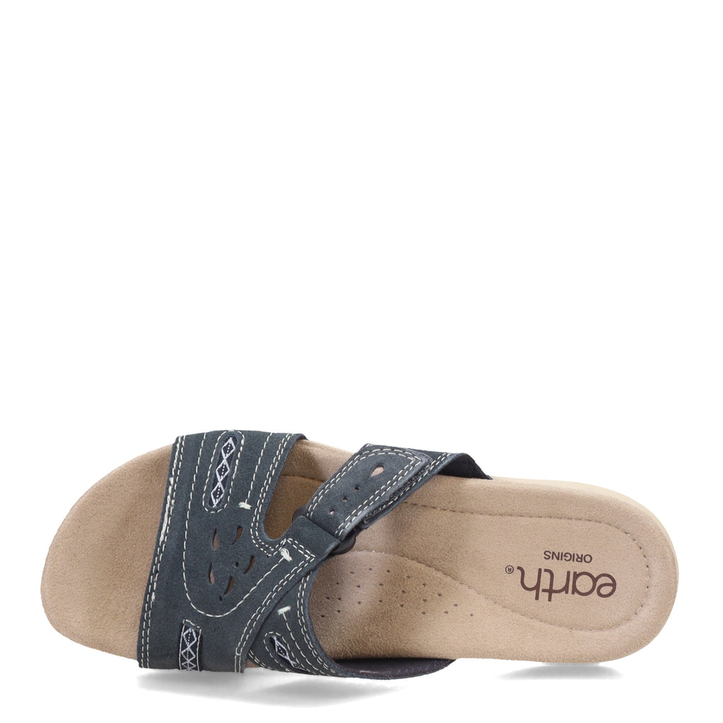 Women's Earth Origins Sizzle Sandal NAVY BLUE SUEDE SIZZLE-400
