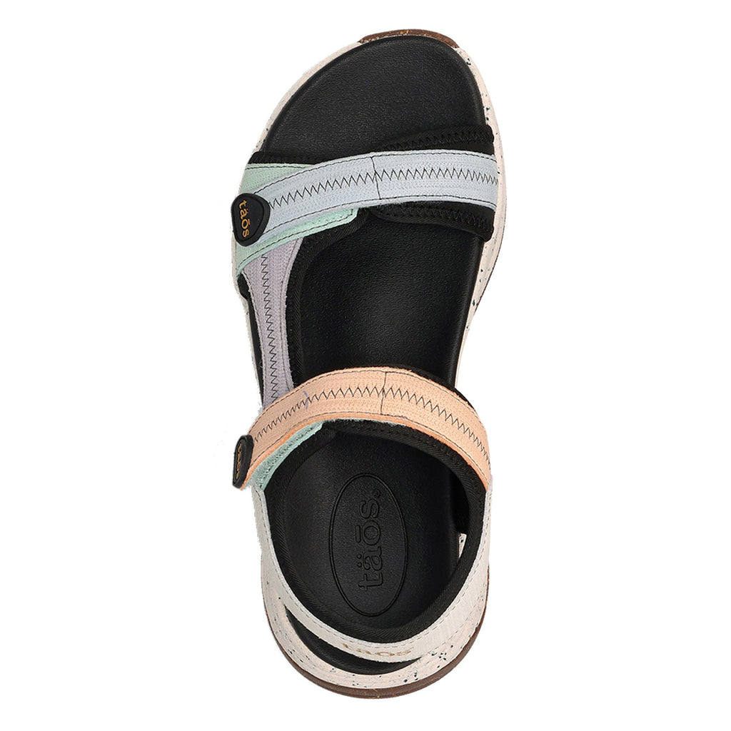 Women's Taos Super Side Sandal Retro Embossed Multi SPS-14161-RTEM