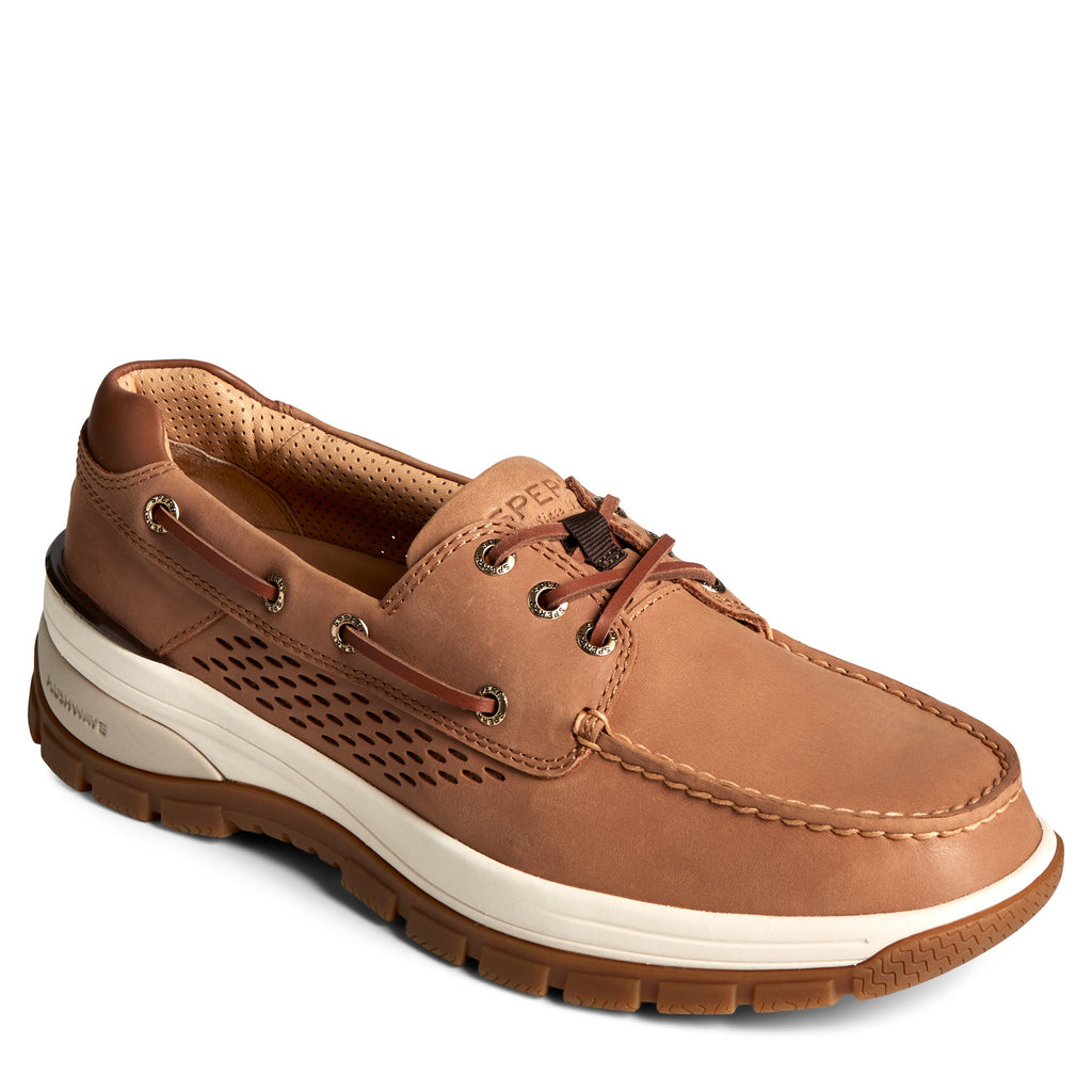 Men's Sperry Gold Cup Billfish Plushwave Boat Shoe TAN STS25063
