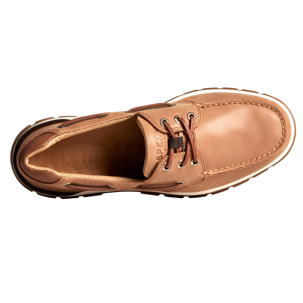 Men's Sperry Gold Cup Billfish Plushwave Boat Shoe TAN STS25063