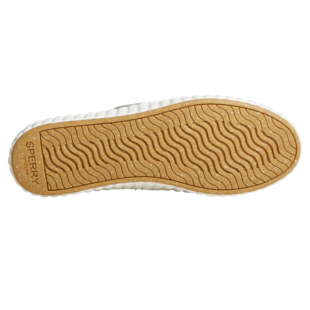 Women's Sperry Pier Wave Boat Platform Sneaker GREY STS88790