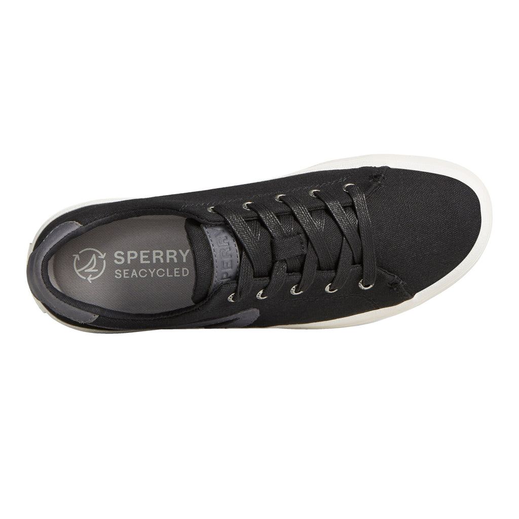 Women's Sperry SeaCycled Sandy LTT Sneaker BLACK STS89342