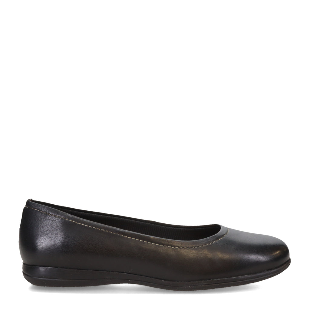 Women's Trotters Darcey Flat BLACK LEATHER T1904001