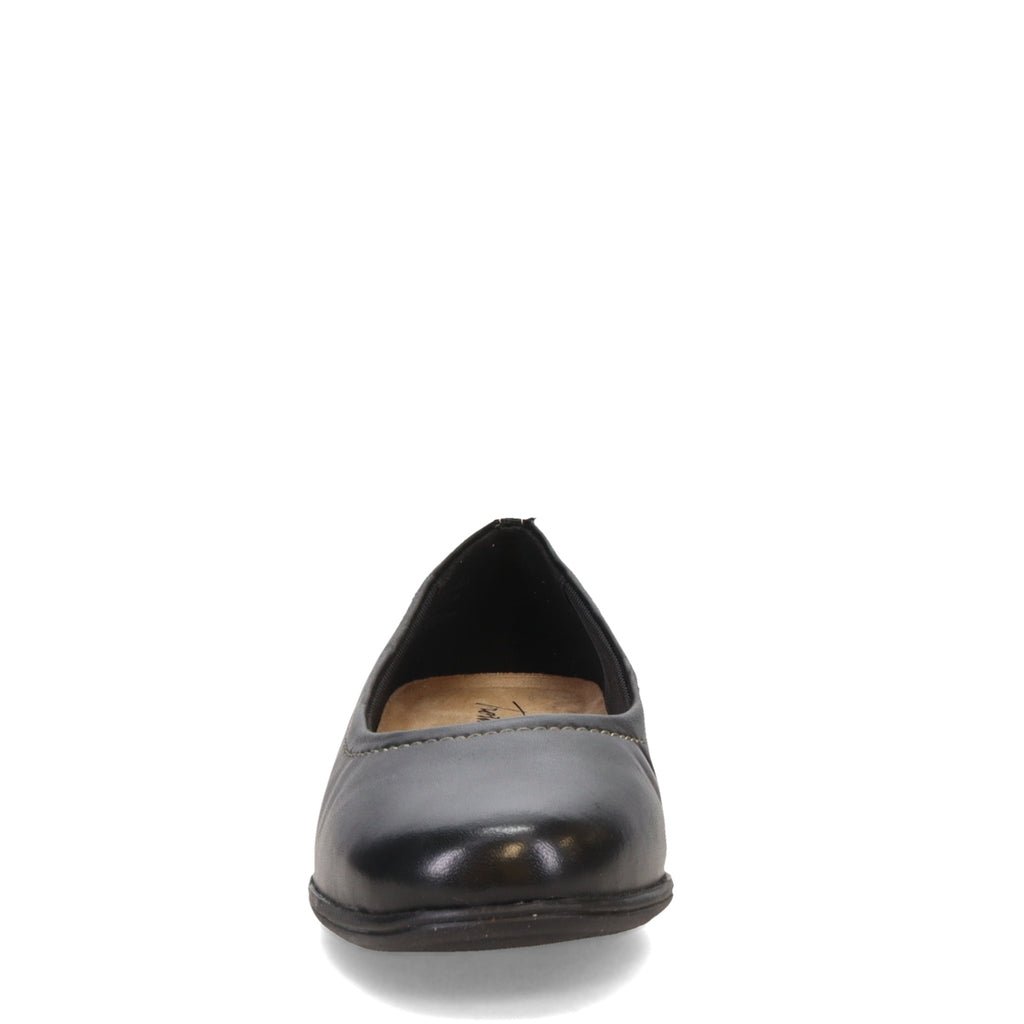 Women's Trotters Darcey Flat BLACK LEATHER T1904001