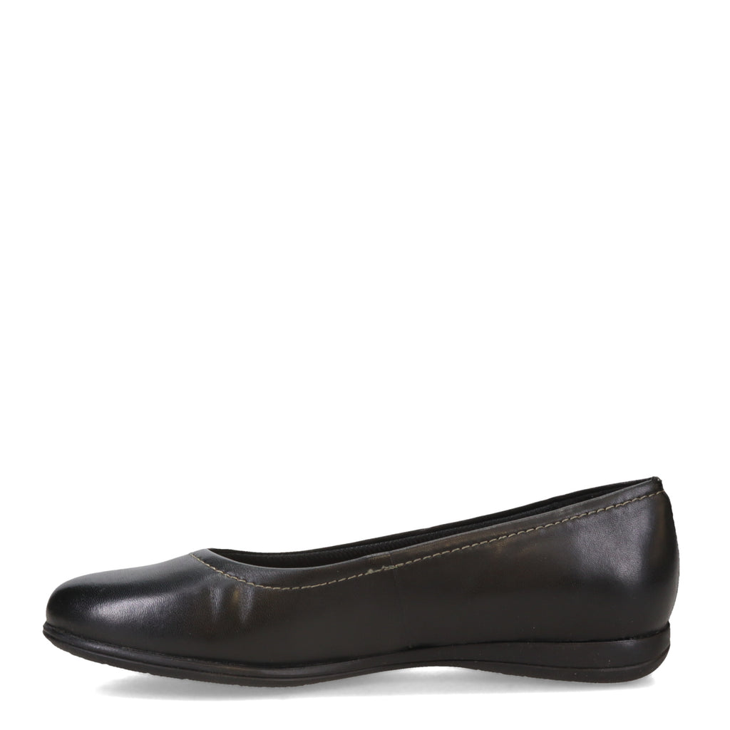 Women's Trotters Darcey Flat BLACK LEATHER T1904001