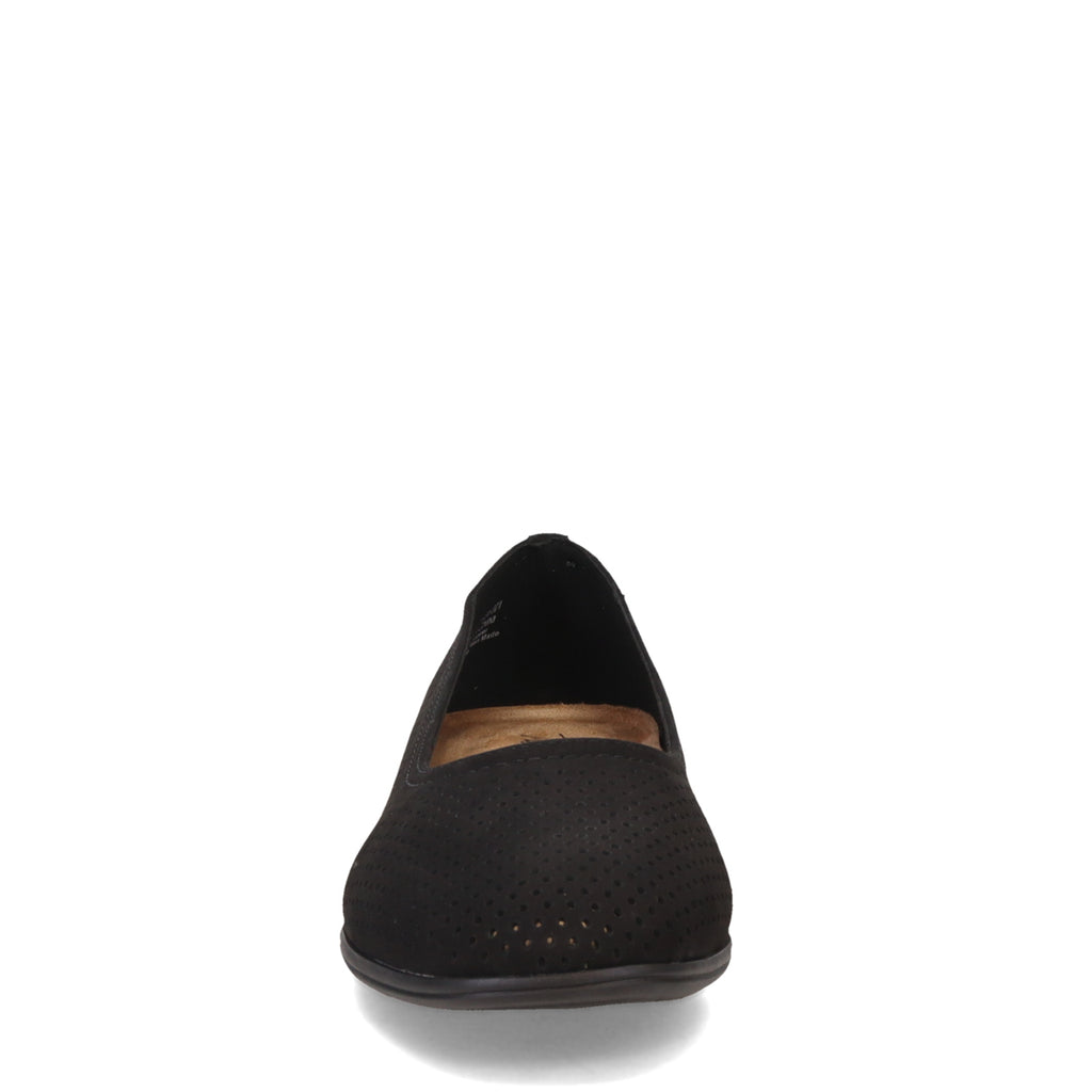 Women's Trotters Darcey Flat BLACK PERF T1904021