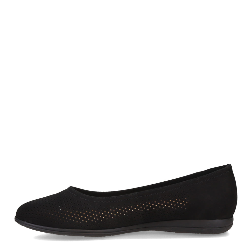 Women's Trotters Darcey Flat BLACK PERF T1904021