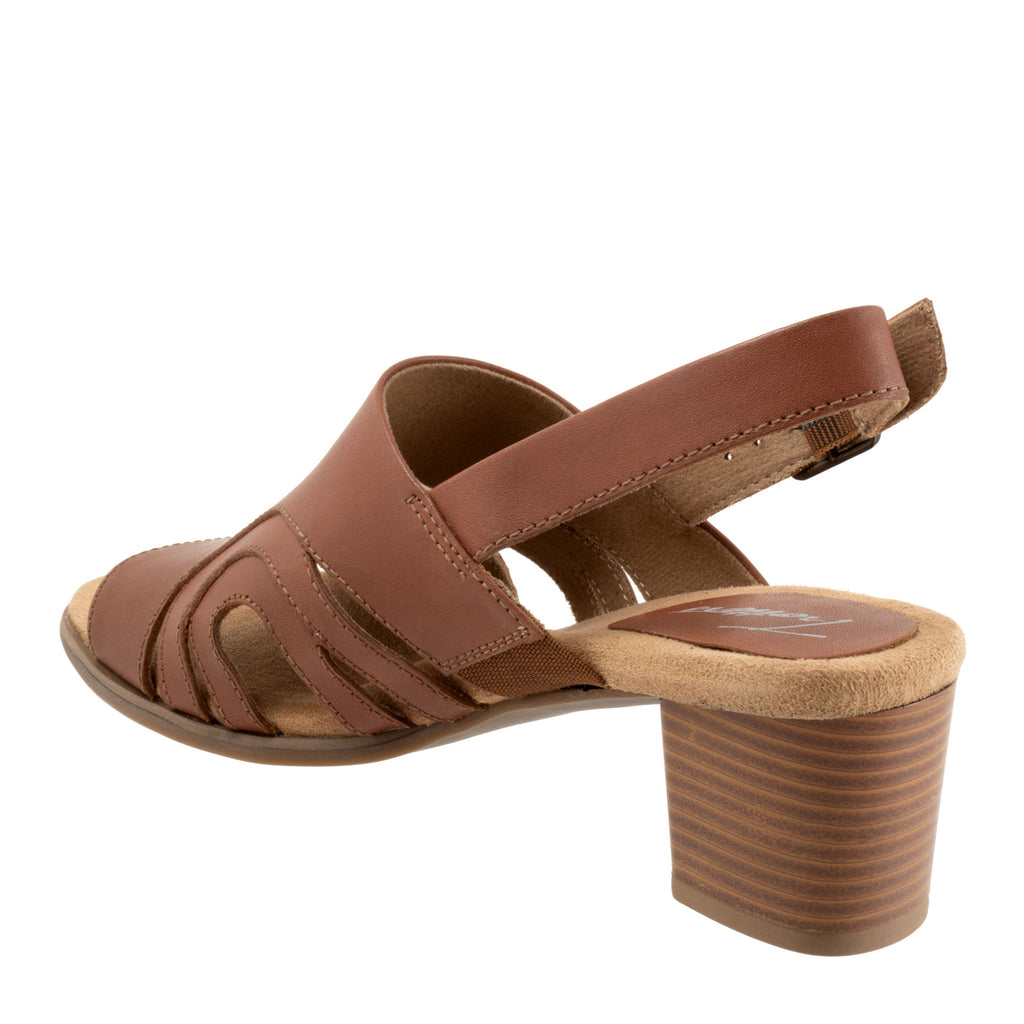 Women's Trotters Mariam Sandal LUGGAGE T2612-215
