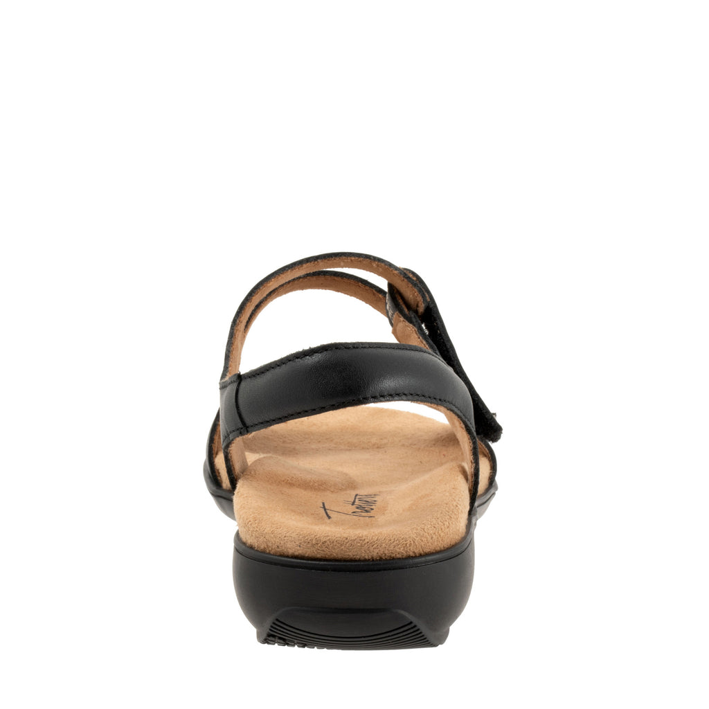 Women's Trotters Katarina Sandal BLACK LEATHER T2626-013