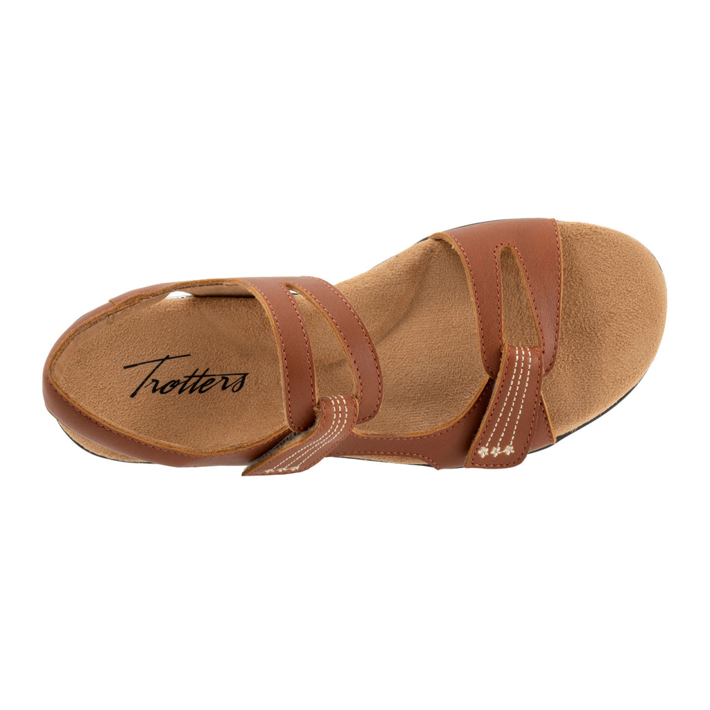 Women's Trotters Katarina Sandal LUGGAGE T2626-215