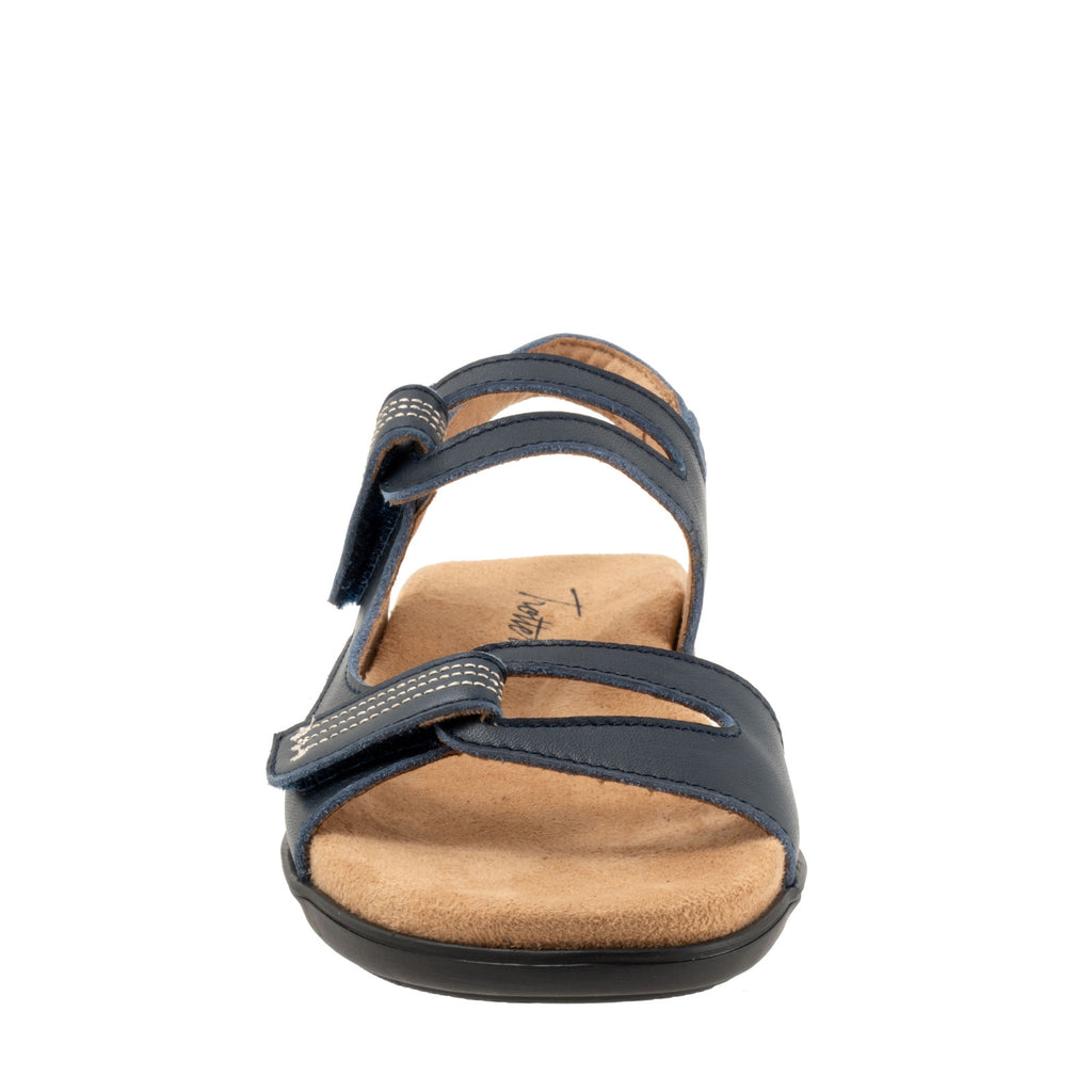 Women's Trotters Katarina Sandal NAVY LEATHER T2626-400