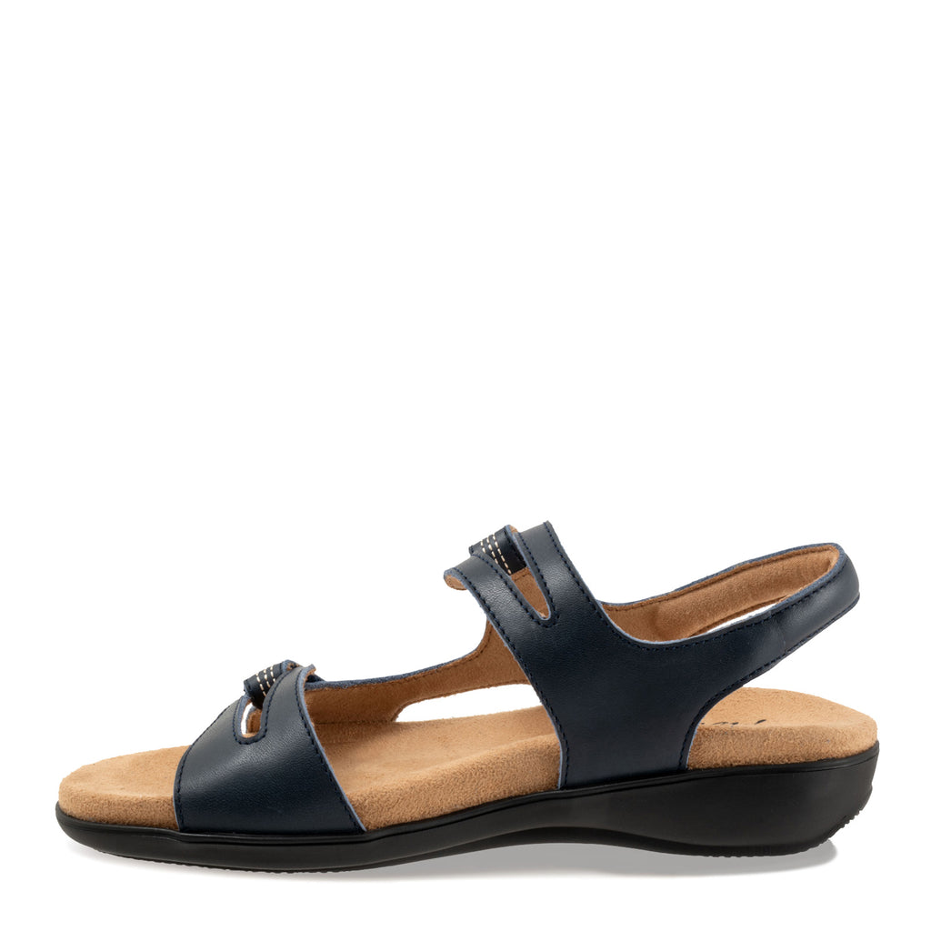 Women's Trotters Katarina Sandal NAVY LEATHER T2626-400