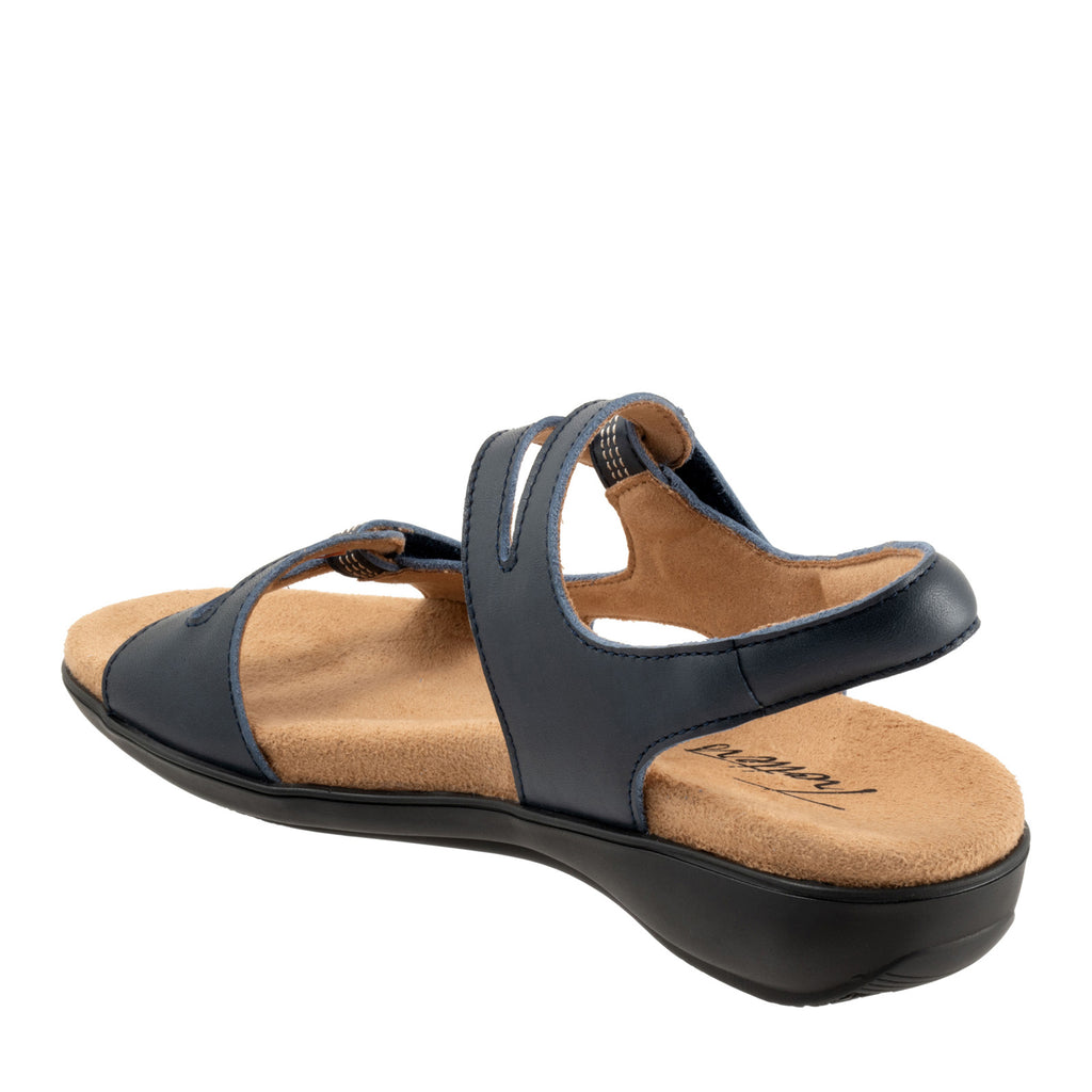 Women's Trotters Katarina Sandal NAVY LEATHER T2626-400