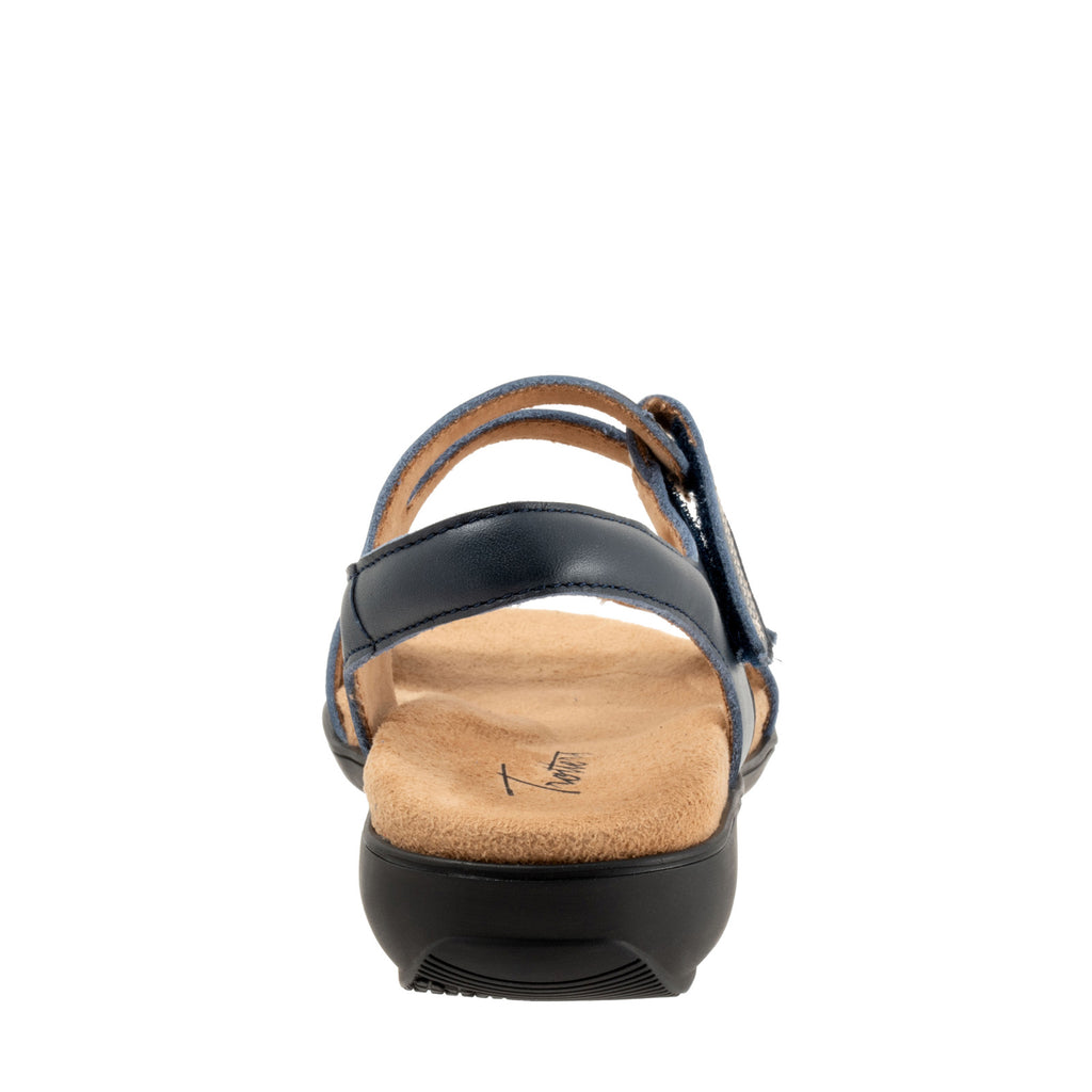 Women's Trotters Katarina Sandal NAVY LEATHER T2626-400