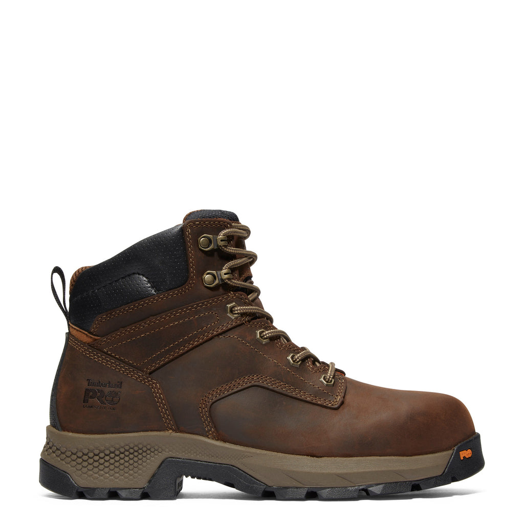 Men's Timberland PRO Titan EV 6in Comp Toe Boot BROWN TB1A5NF6214